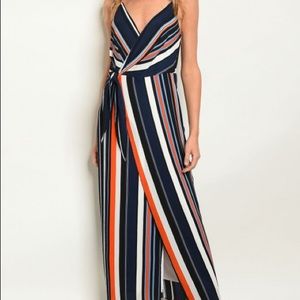 Navy Stripes Dress